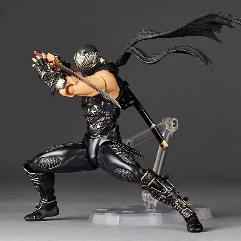Revoltech Yamaguchi Ninja Gaiden Ryu Hayabusa 1/12 Scale Articulated Action Figure With Bonus Collectible Model For Game Fans - ToylandEU