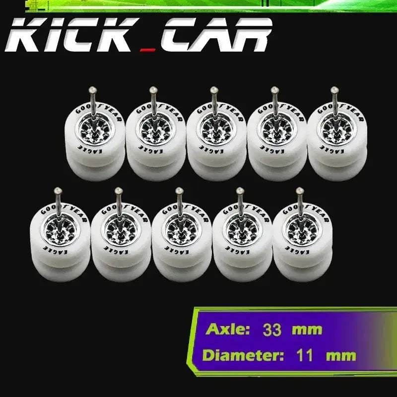 Sixty Four Scale Diecast Car Wheels With Durable Electroplated ABS - ToylandEU