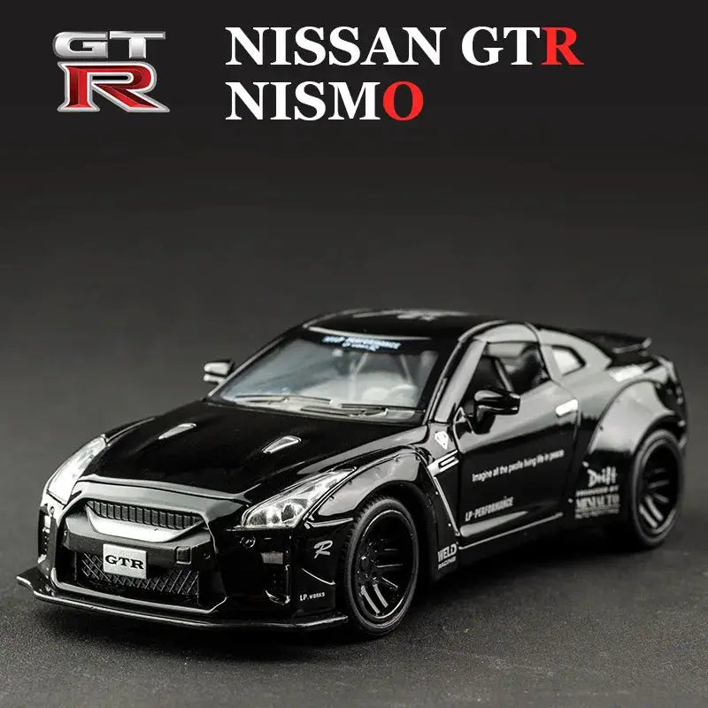 1:32 GTR GT-R R35 R34 Supercar Alloy Car Model Diecasts & Toy Vehicles Toy Cars Kid Toys For Children Gifts Boy Toy - ToylandEU