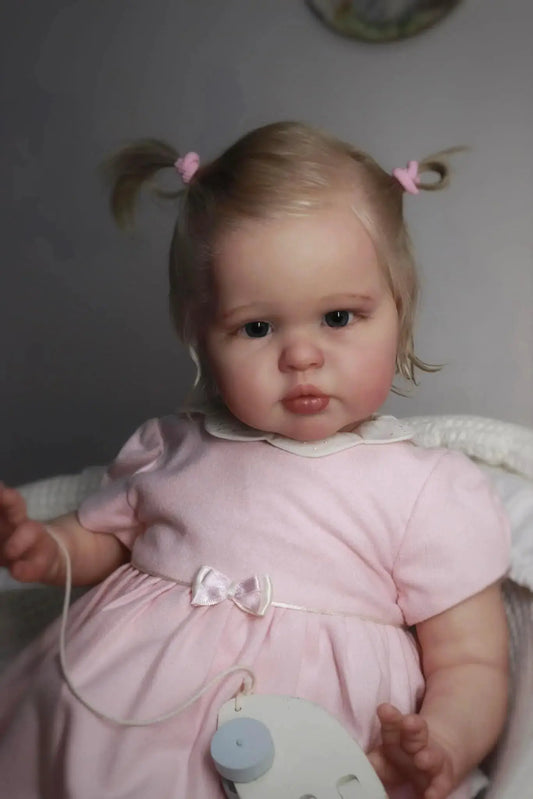 Lifelike 24 Inch Reborn Baby Doll With Hand Rooted Hair - ToylandEU