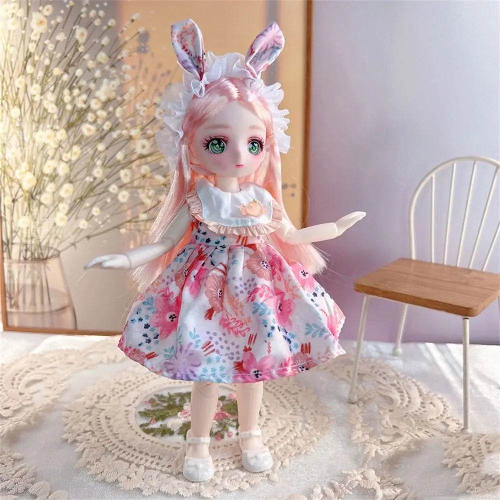 23cm BJD Doll and Clothing 3D Simulation Eyes DIY Toy Gift - ToylandEU
