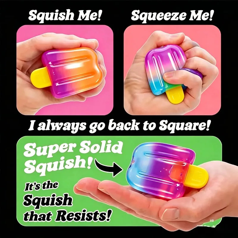 Squeeze Stress Toy | Soft TPR Material | Reusable Build | Kids And Adult Relief