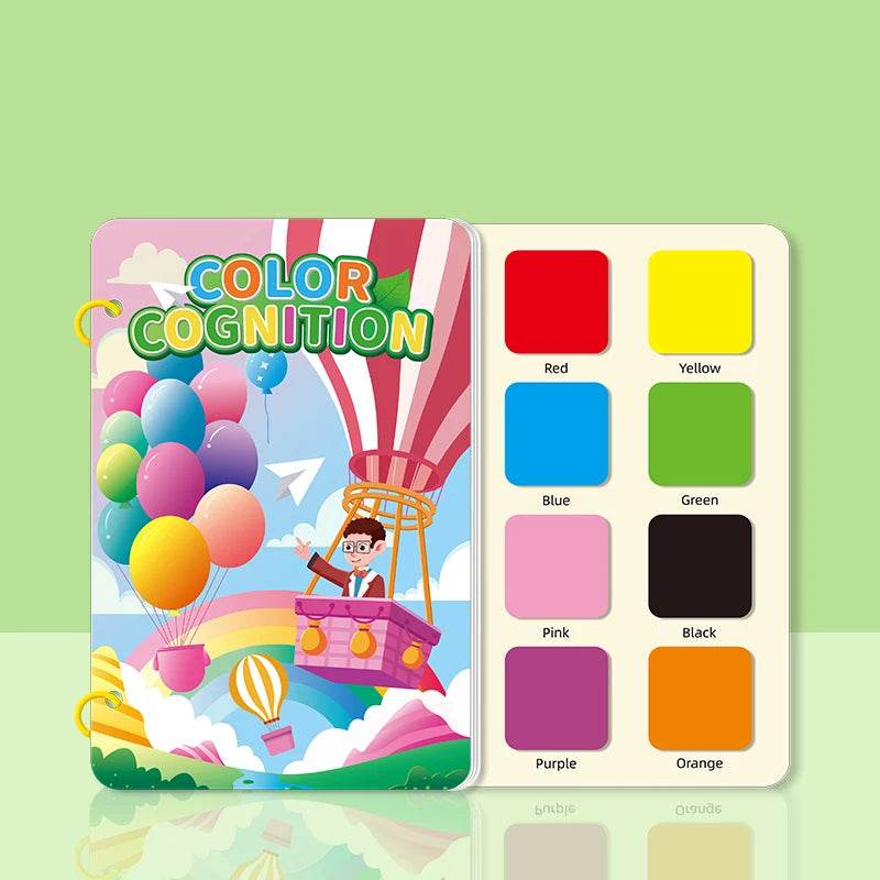 Children Early Education Quiet Busy Paste a Book Baby DIY Puzzle Sticker Montessori Toy Portable Educational Toy Sticker Book - ToylandEU