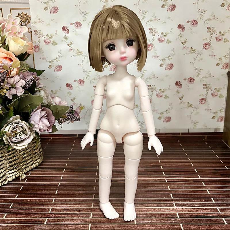 Dolls For Girls Ball Jointed Doll Toys Bjd 30cm Blue Eyes - ToylandEU