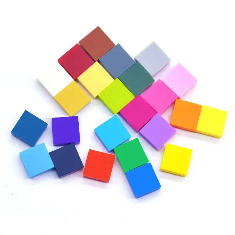 1600pcs DIY Building Blocks Figure Bricks Smooth 1x1 24Color Educational Creative Size Compatible With 3070 Toys for Children - ToylandEU