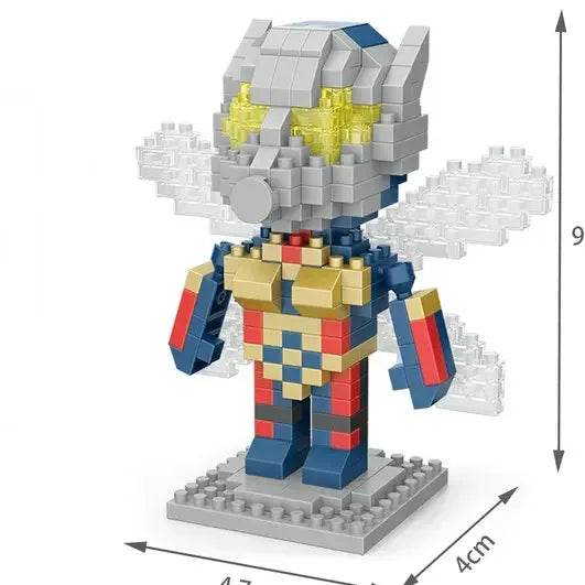 Hero Cartoon Micro Particle Building Blocks Children Assembly Toy Anime Action Figure Boy Girl Kid Gift Cute Toy Building Bricks - ToylandEU