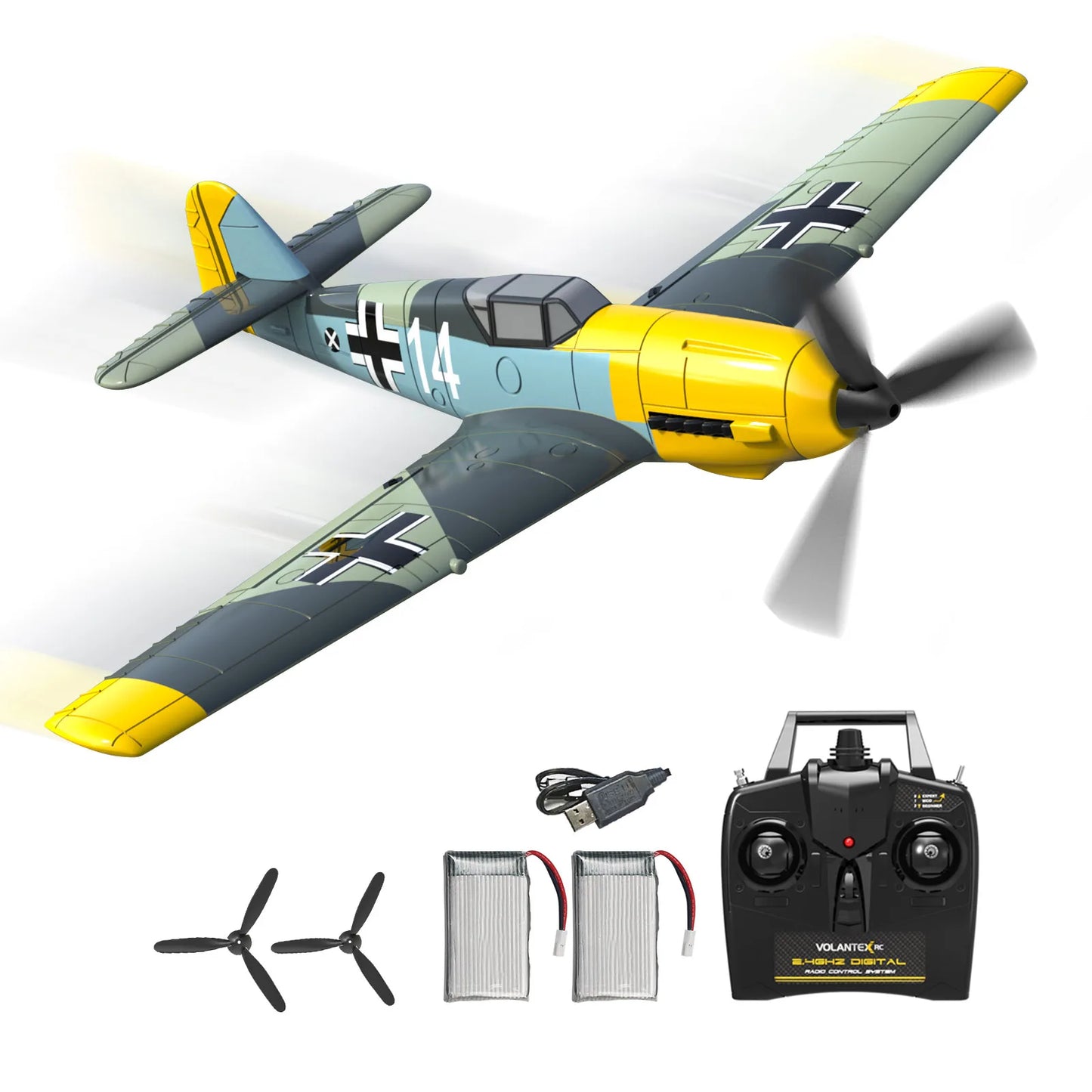 EPP Foam RC Fighter Plane | 4 Channel 2.4Ghz | Auto Return RTF