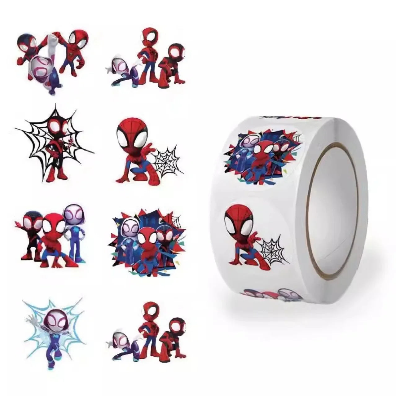 Spiderman Stickers | 500 Pieces | Anime Style Marvel Set | 500 Count