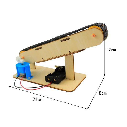 Science Experiment Conveyor Belt DIY Wooden Toy Kit - ToylandEU