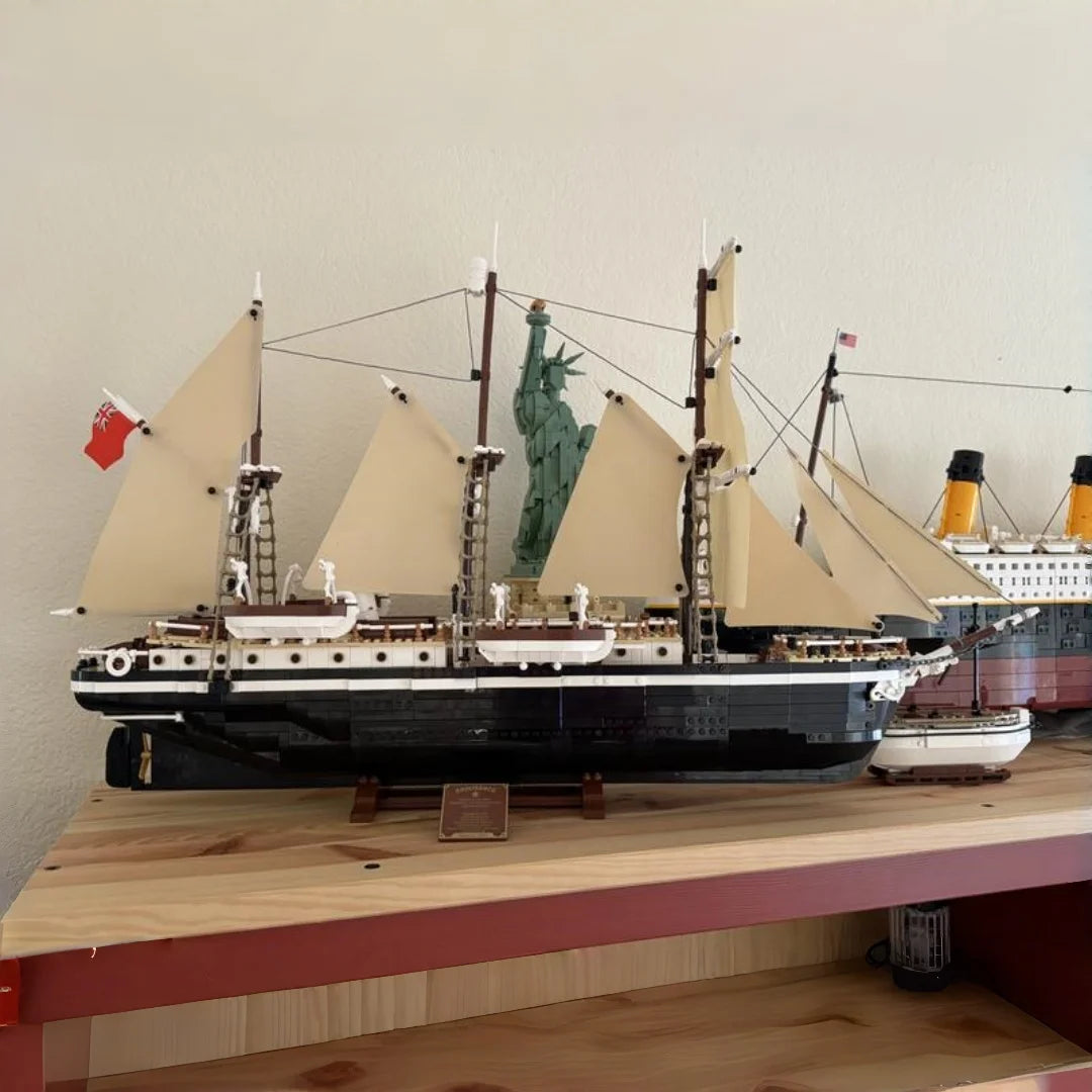 Building Blocks | 3011 Piece Antarctic Ship | Endurance Bricks | Teen Gift