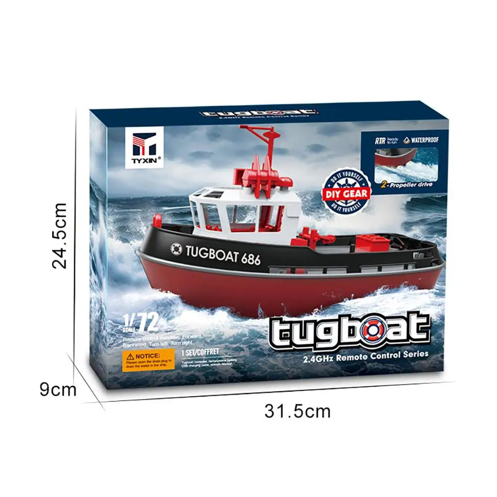 RC Boat 686 High-Speed Dual Motor Wireless Electric Remote