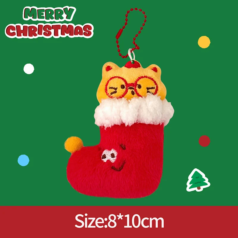 Christmas Plush Ornament | Santa Claus Snowman | Soft Touch Design