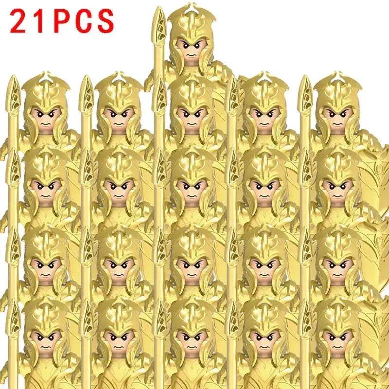 Lego Compatible Fantasy Army Building Blocks Figures Set - ToylandEU