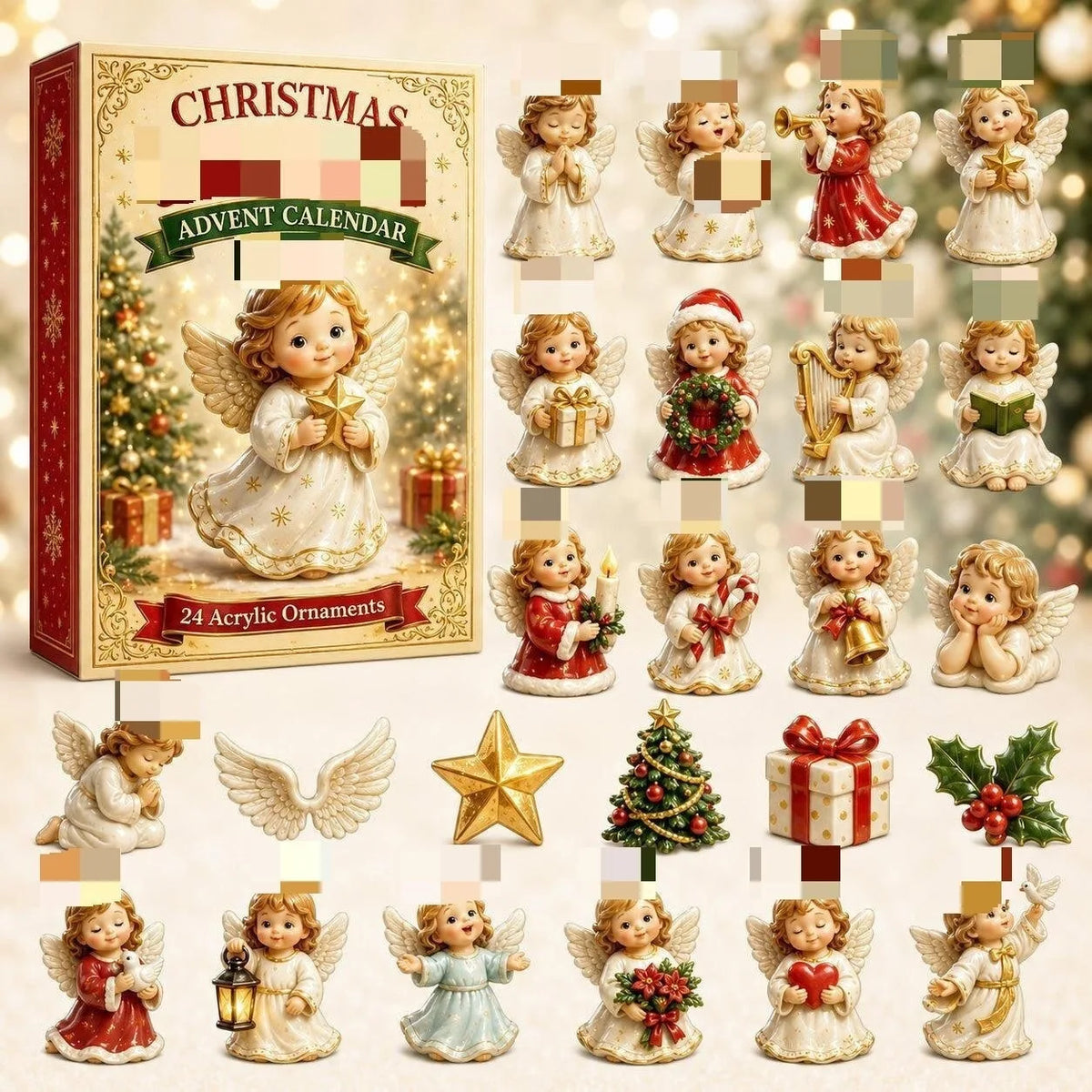 Advent Calendar | Character Series Blind Boxes | 2D Acrylic Hanging Ornaments | Music Fan Holiday Gift