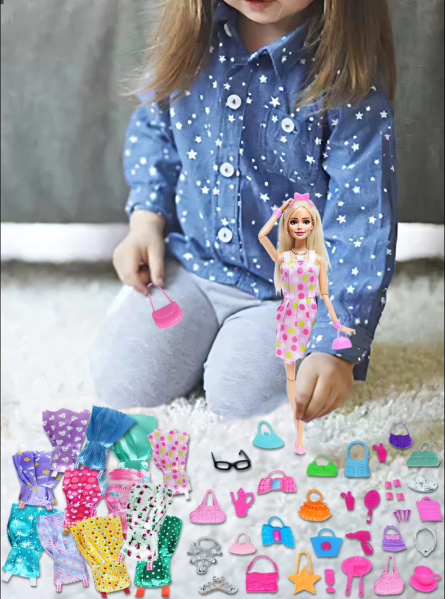 Doll Accessories Set For 11.5 Inch Dolls With Outfits
