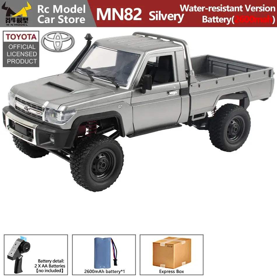 MN MODEL 1/12 4X4 Remote Control Diving Off-road Car Retro LC79 Truck Climbing All Terrain Vehicle Rock Crawler Toy for Adult - ToylandEU