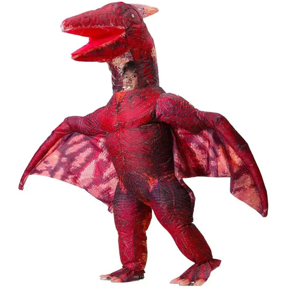 Inflatable Dinosaur Pterodactyl Costume for Adults Blow Up Costume Dinosaur Halloween Costume Party Props - ToylandEU