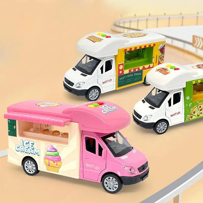 Montessori Ice Cream Cart Playset - Fun Pretend Play for Kids