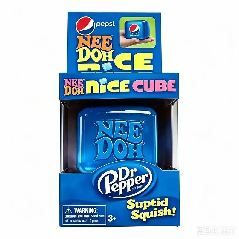 Needoh Ice Cream Sensory Toy | Stress Relieving Pinch Block | Adult Fidget Gift