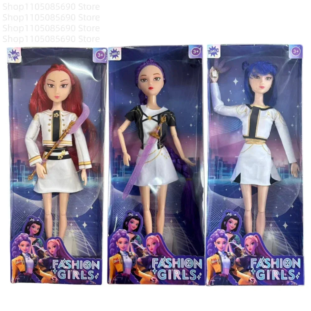 Kpop Anime Figure Action Set Rumi Mira Zoey Collectible - ToylandEU