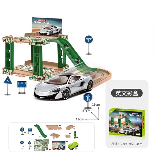 Busy Kids Multi-Level Military Vehicle Parking Garage ToylandEU.com Toyland EU