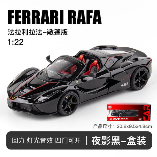 KIDAMI Simulation 1:22 Convertible Ferrari Rafa Alloy Diecast Car Toyland EU