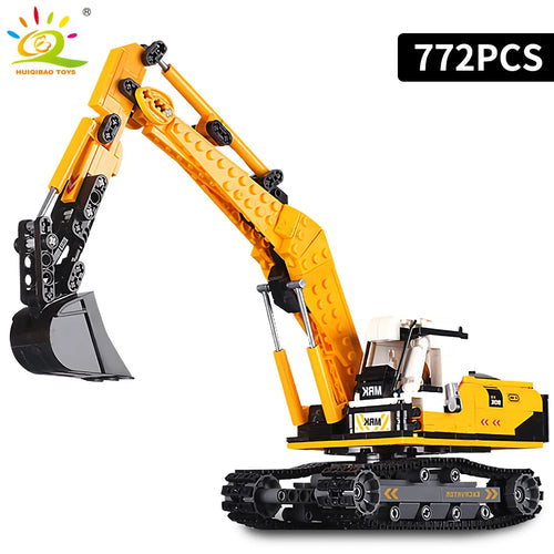 Construct & Play Engineering Truck Set with Excavator and Bulldozer ToylandEU.com Toyland EU