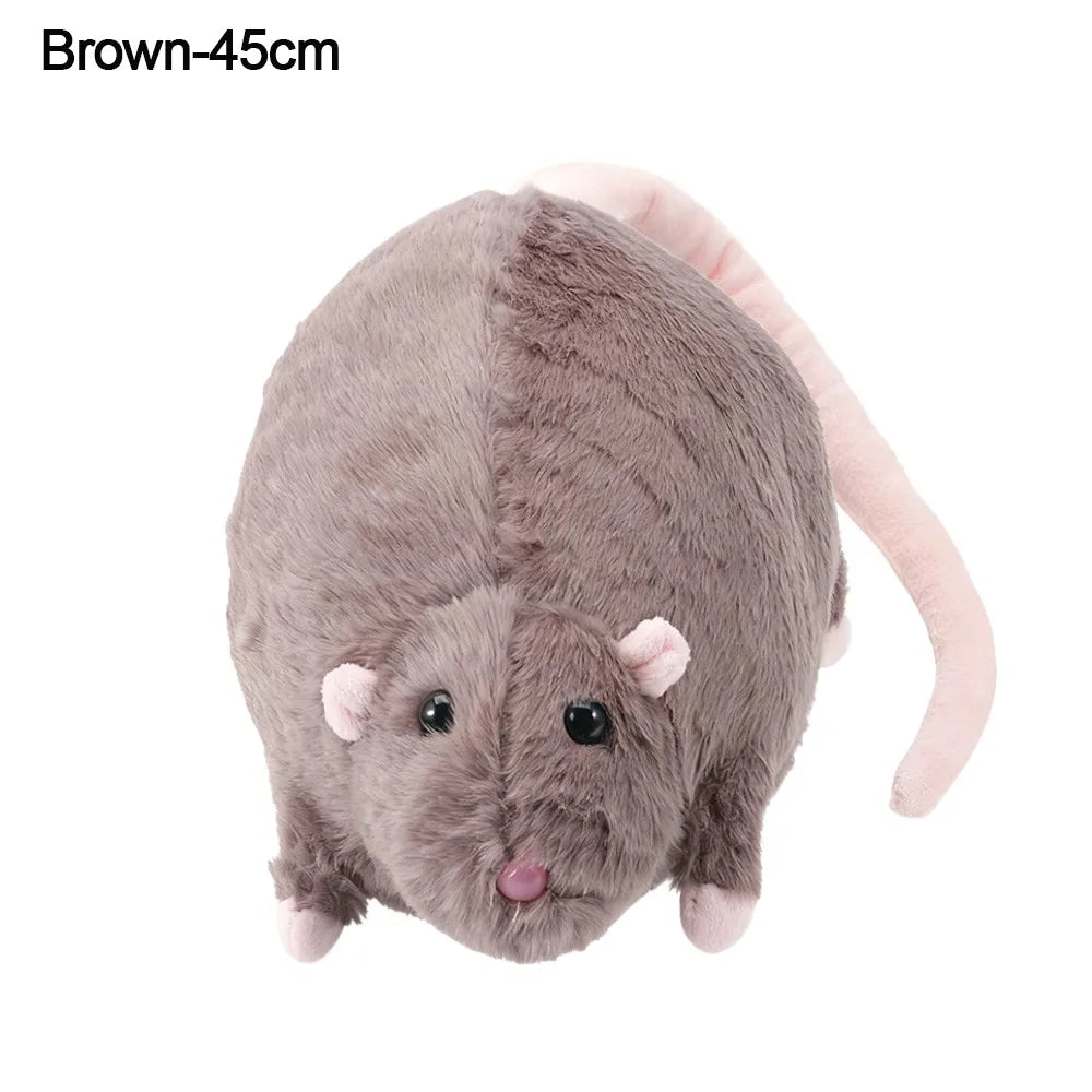 Oversized Flower Branch Mouse Plush Toy For Gift Cute