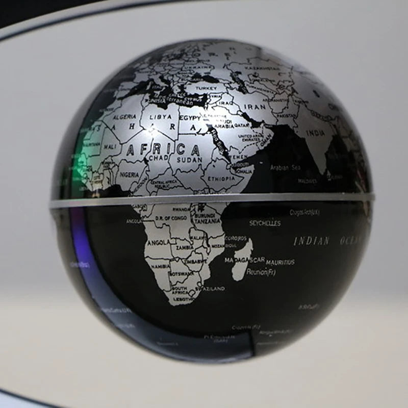 Levitating Magnetic Globe with LED Lights 8.5cm/3.5in C Shape World - ToylandEU