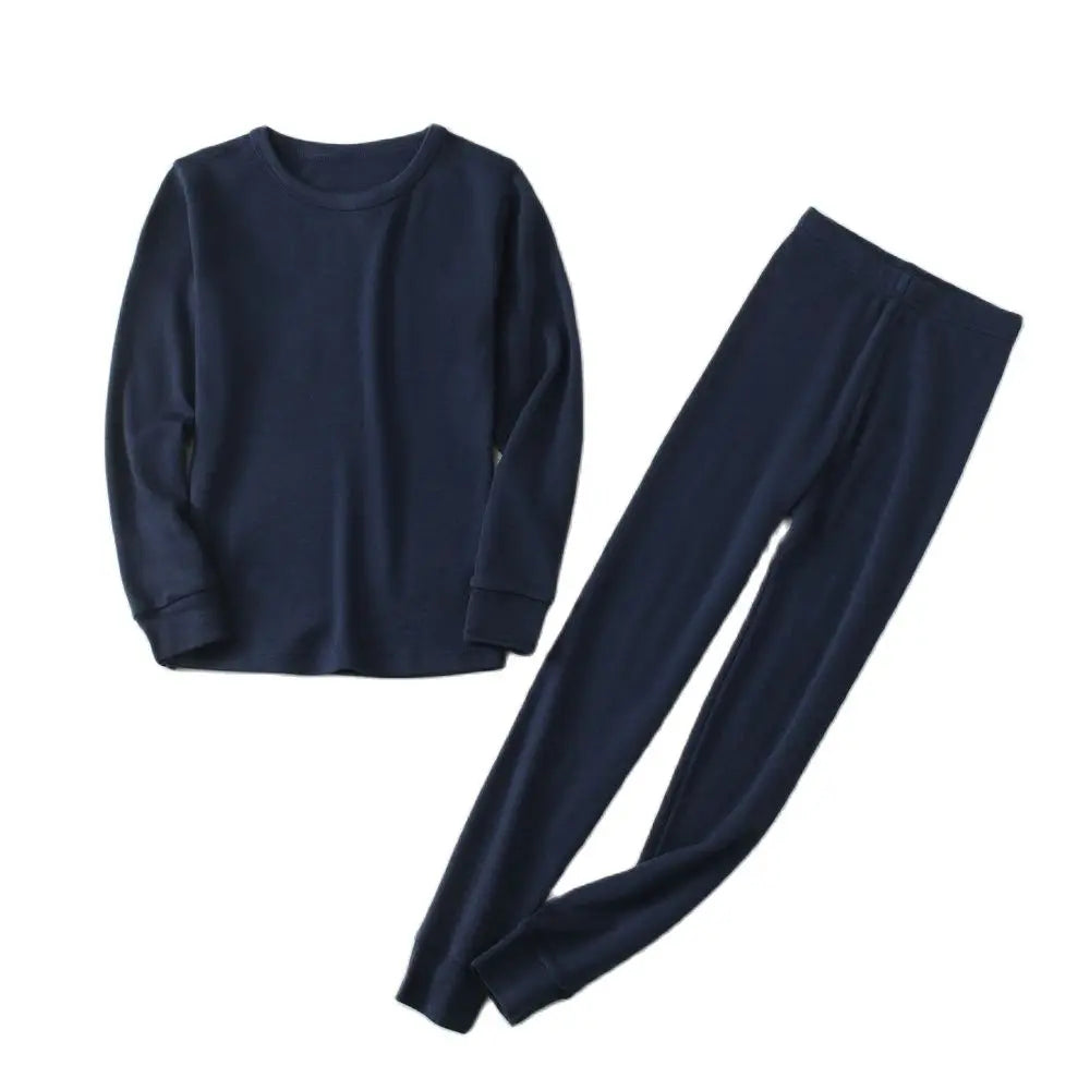 Kids Merino Base Layer Set | 100 Percent Wool | Winter Thermal | Boys Girls