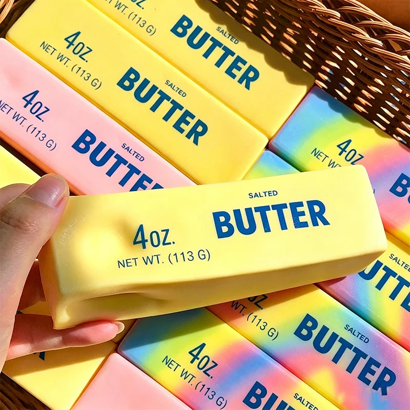 Squishy Butter Fidget Toy | Slow Rebound Texture | Sticky Surface | For Adults