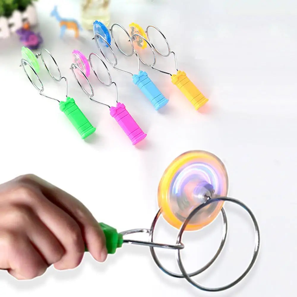 Colorful LED Light Magnetic Spinning Top Gyro Spinner - ToylandEU