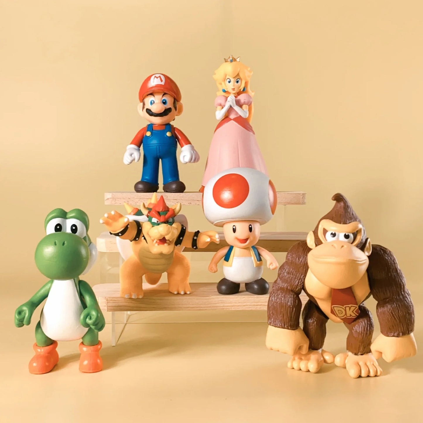 Super Mario Bros 6-Piece PVC Action Figure Set - Birthday Gift for Kids