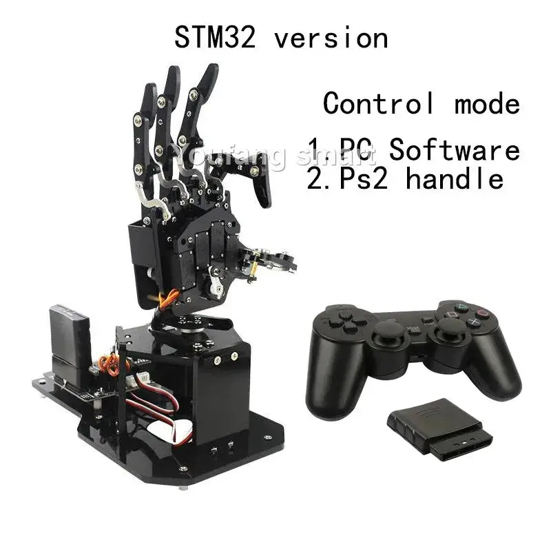 STEM For Arduino STM32 Bionic Robot Palm Hand Manipulator Open Source Code 5 Hands Educational Kit with Ps2/Somatosensory Gloves - ToylandEU