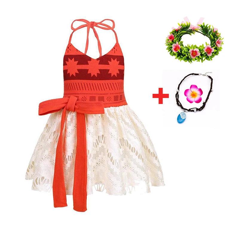 Moana Girls Costume | Ankle Length Dress | Toylandeu™