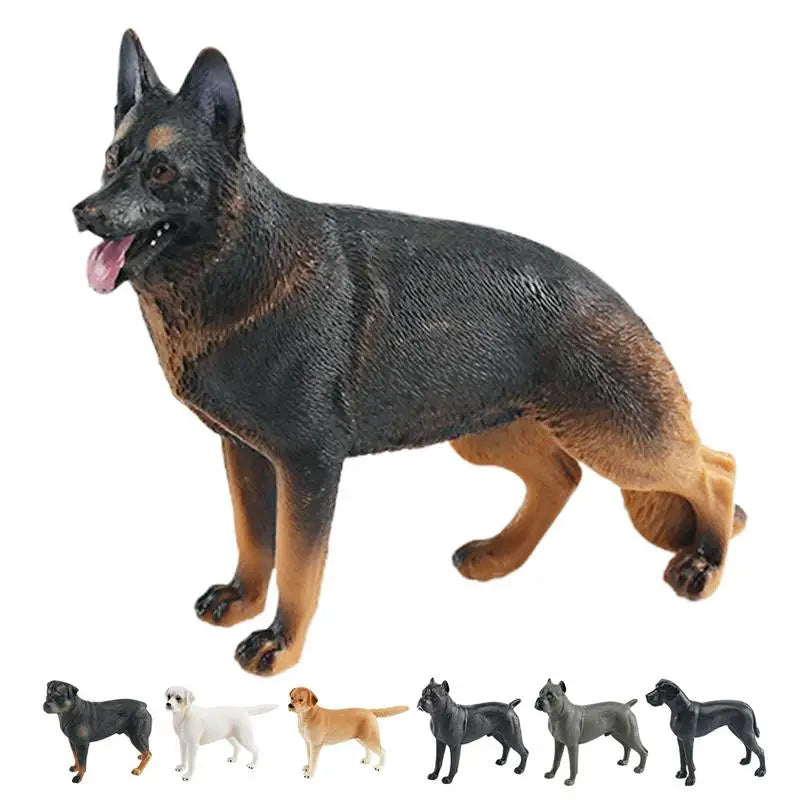 Adorable Farm Dog Figurines Set - Rottweiler, Collie, Husky & More!