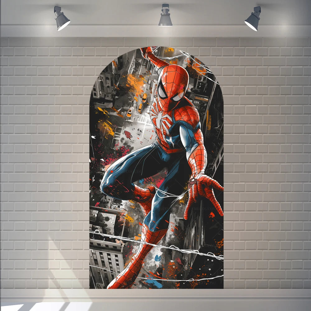 Photography Backdrop | SpiderMan Theme | Custom HD Print | Sizes