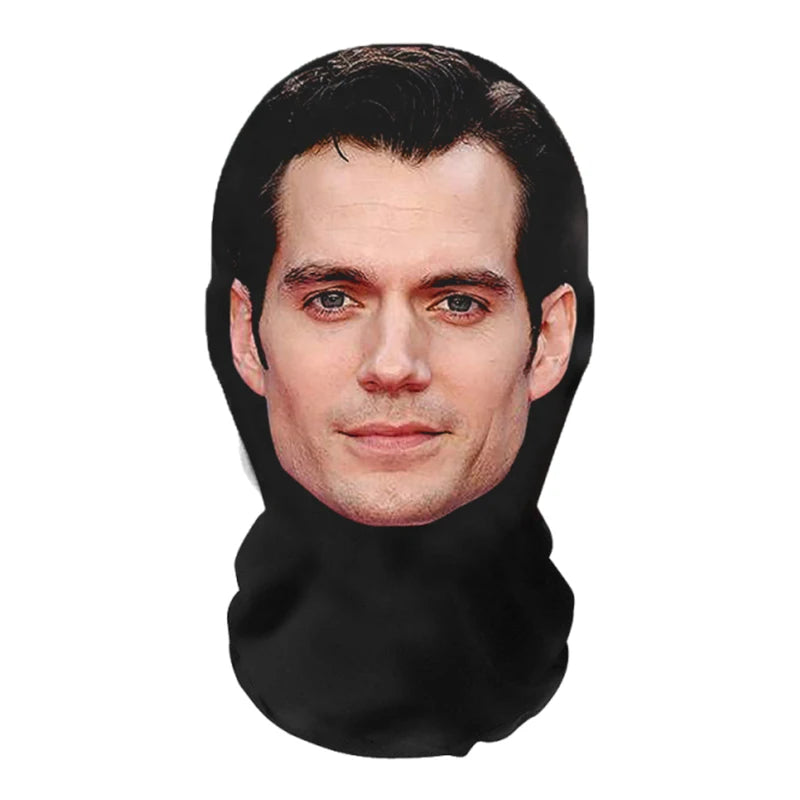 Cosplay Mask | 3D Printed Realistic Face | Stretch Mesh | One Size