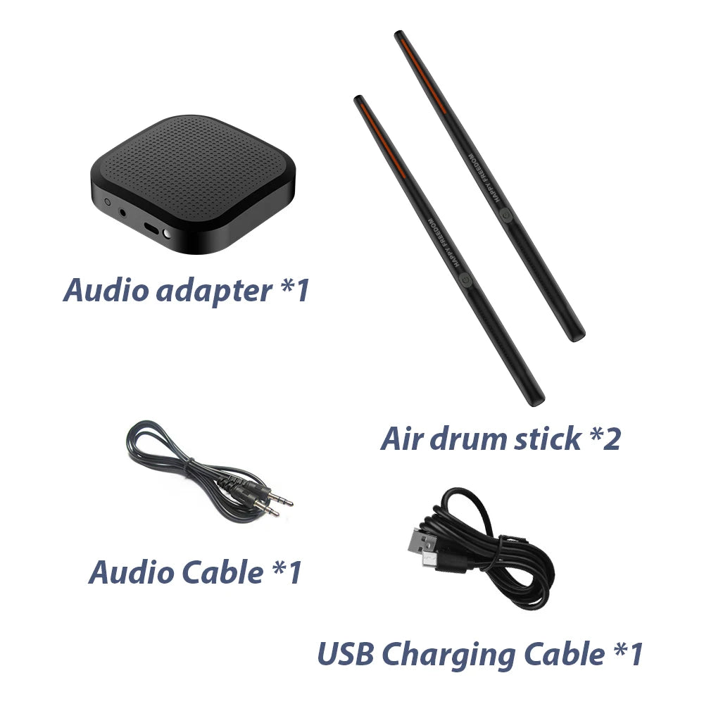 Smart Wireless Air Drumsticks For Virtual Reality Drum Kit
