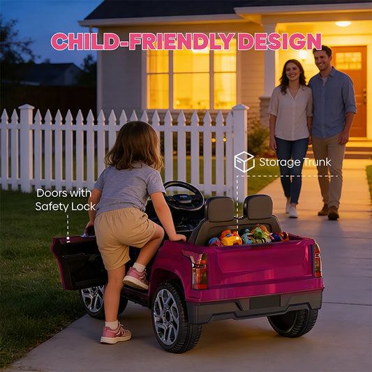 Kids Ride On Truck | 24V Remote Control | 2 Seater Chevy Truck | Ages 3 To 6