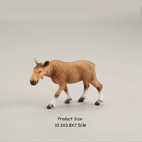 Forest Animal Action Figures Set - Moose, Elk, Reindeer, Alpaca, Sika Deer ToylandEU.com Toyland EU