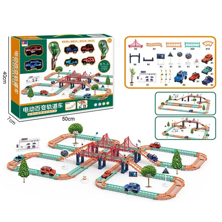 Electric Train Toy for Parent Child Educational Fun