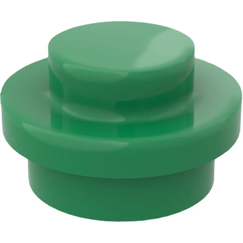 Building Block Plates | 1X1 Round Shape | Lego Compatible | Assorted Pack