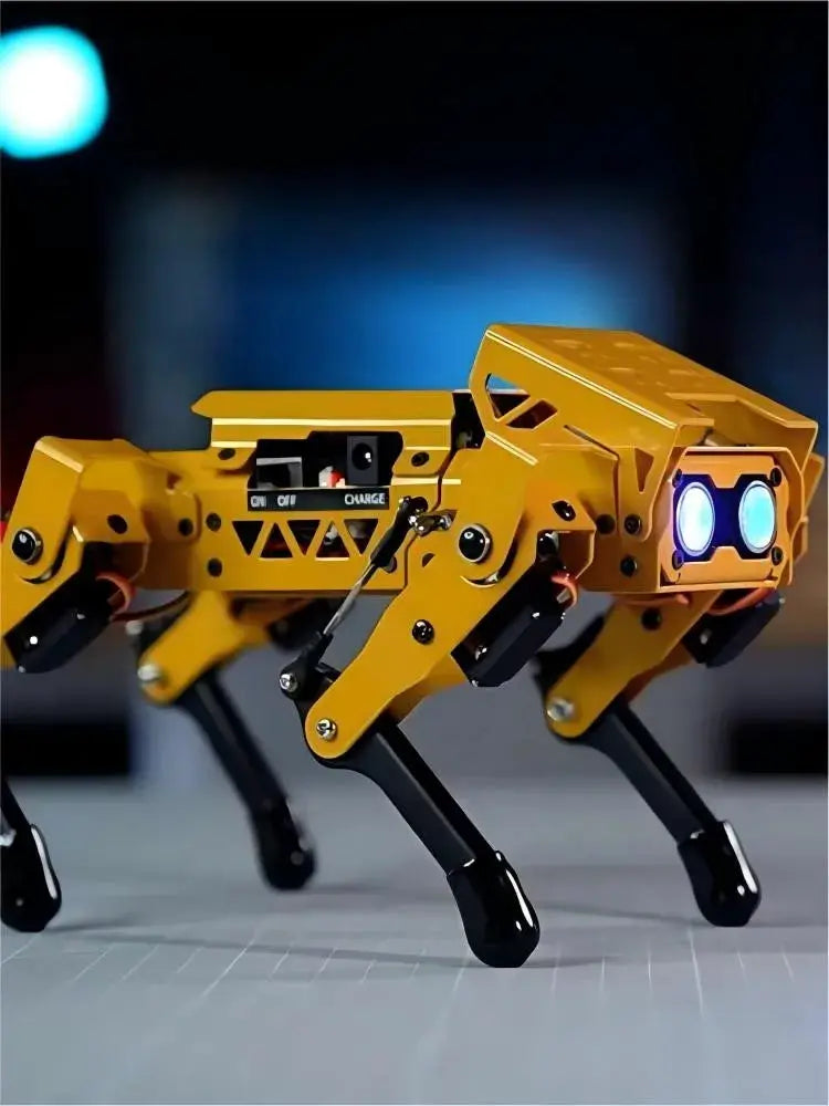 ESP32 Quadruped Visual Bionic Metal Robot Dog For Arduino Robot Kit for Python AI Project for Graphical Programmable Robot Dog - ToylandEU