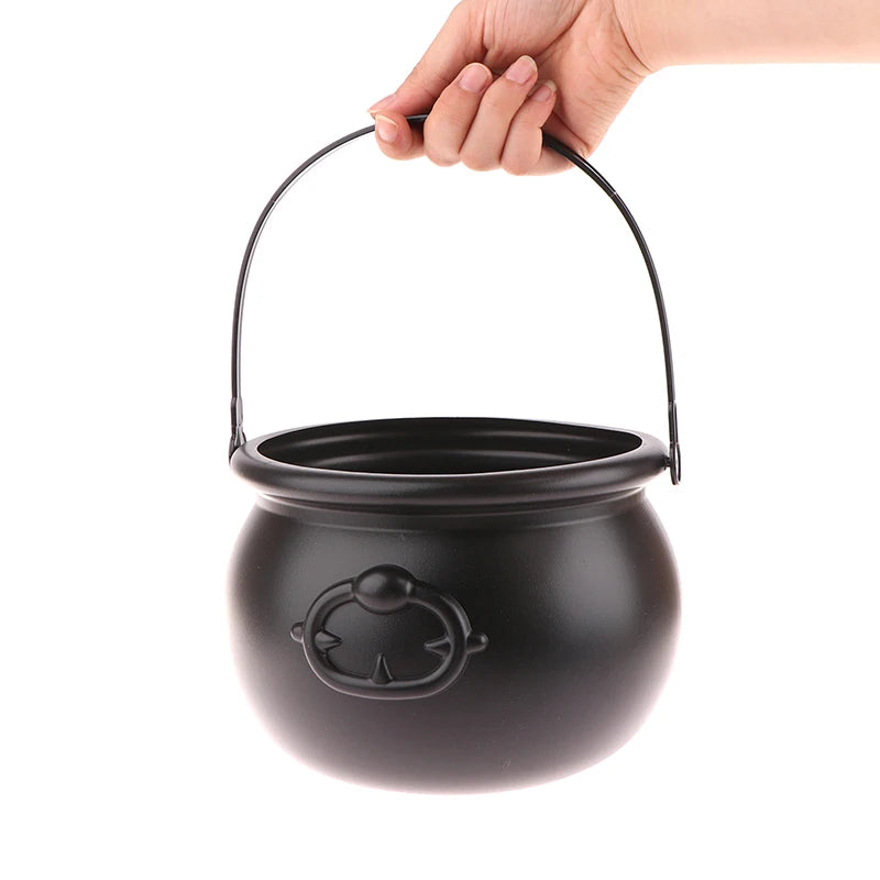 Halloween Witch Cauldron | Heavy Plastic Build | Candy Bucket | Party Decor