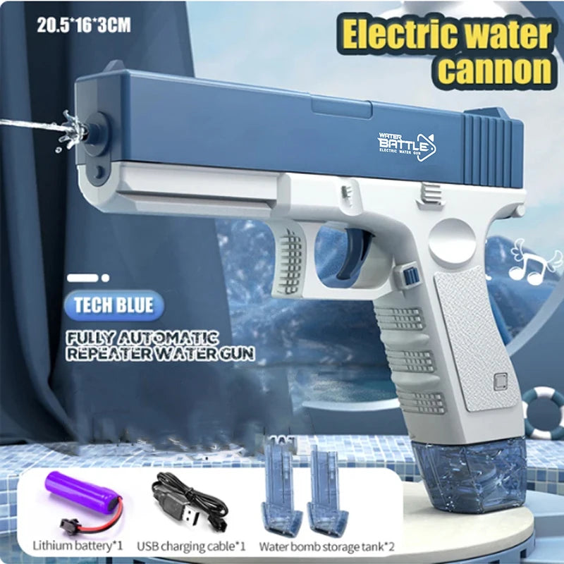 Space Electric Water Gun With LED Lights And Large Capacity
