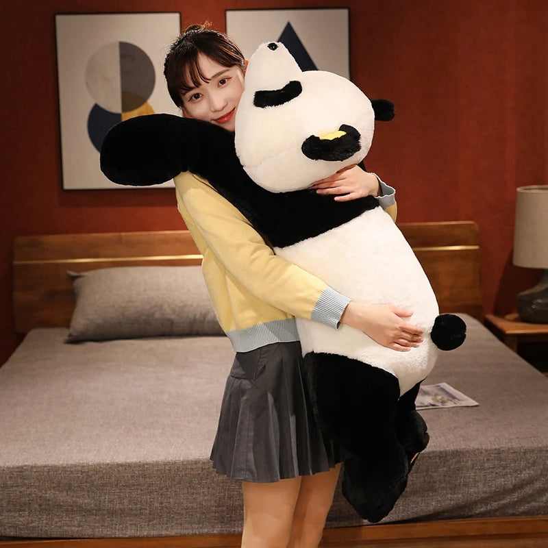 Giant Panda Plush Pillow Toy For Soft Sleep And Comfort