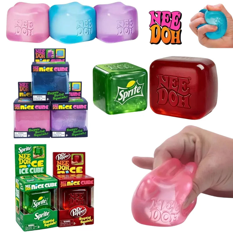 Soft Squishy Cube Schylling | Stress Relief Sensory Toy Ages 14+