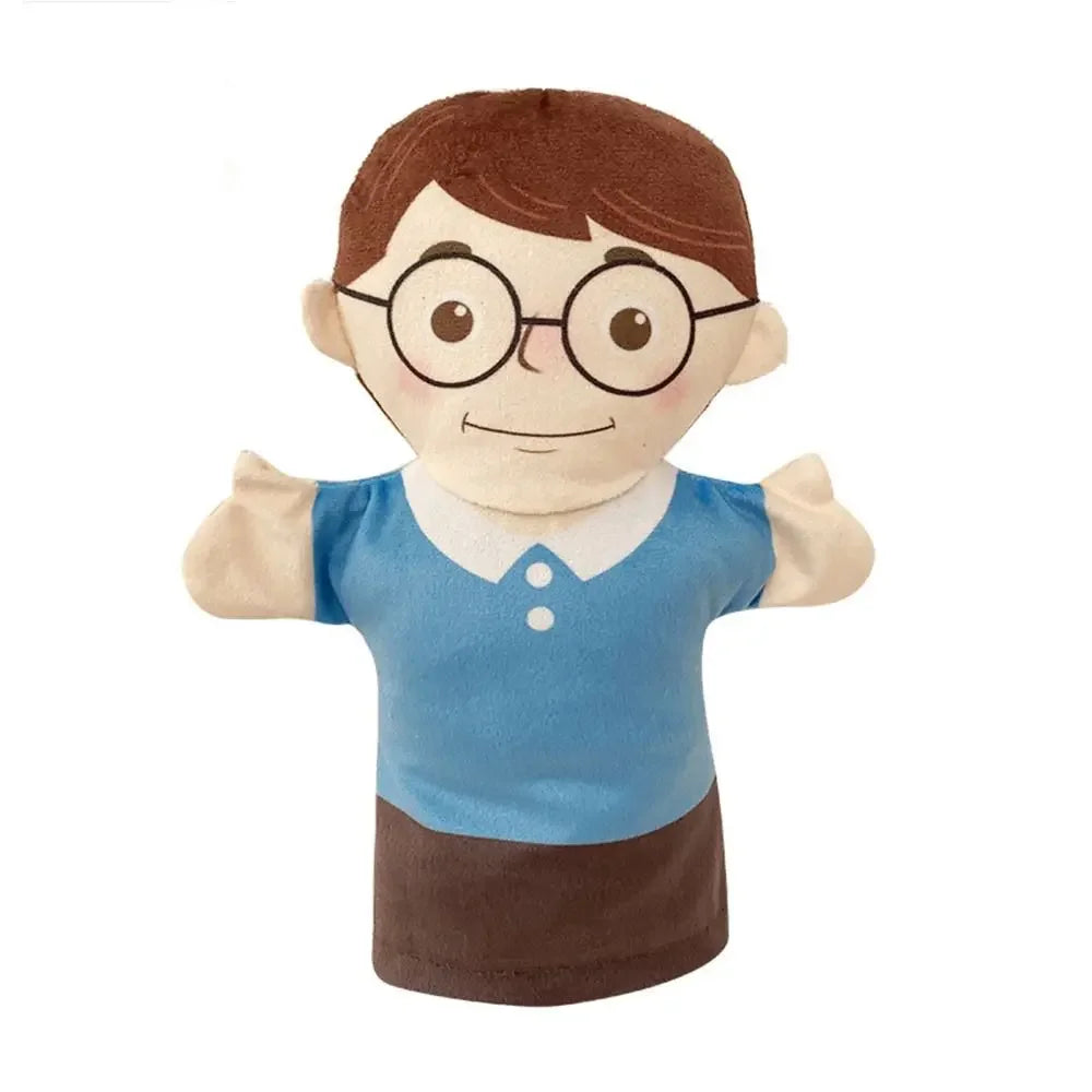 Family Hand Puppets | Plush Material | Secure Inner Glove | Kids Story Set