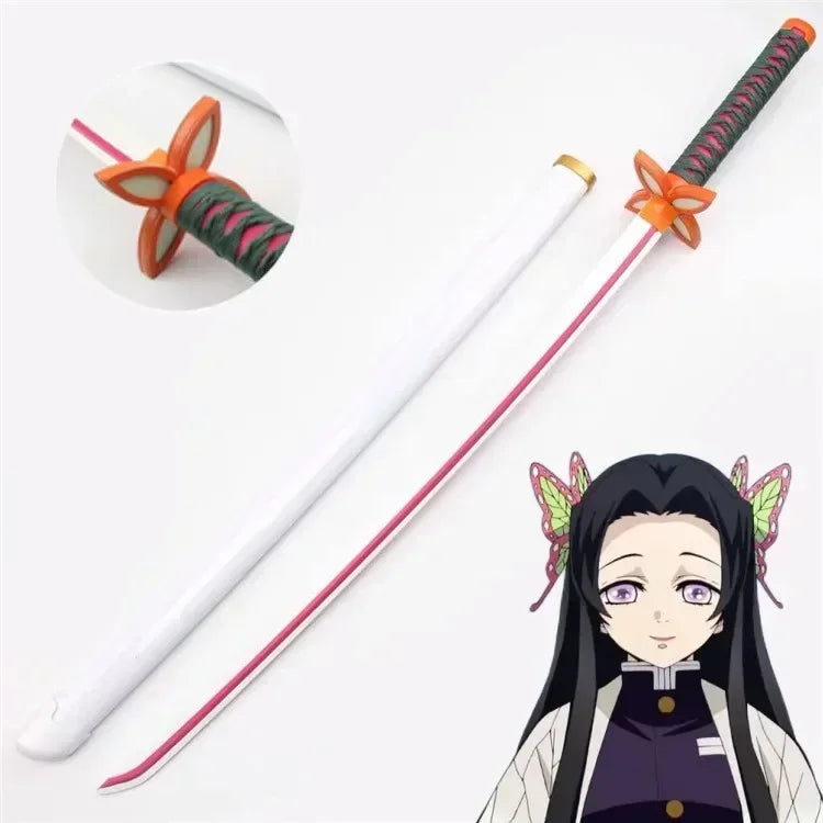 Katana | 40 Inch Length | Wooden Blade | Demon Slayer Cosplay Prop